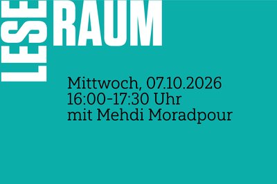 LESERAUM mit Mehdi Moradpour