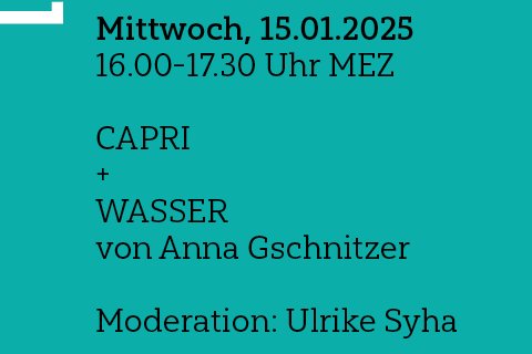 Ersatztermin: LESERAUM mit Anna Gschnitzer
